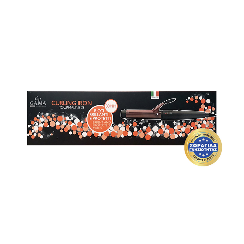 GA.MA Ψαλίδι Μαλλιών Για Μπούκλες 3. 3 cm Με Πλάκα Τουρμαλίνης 220°C
