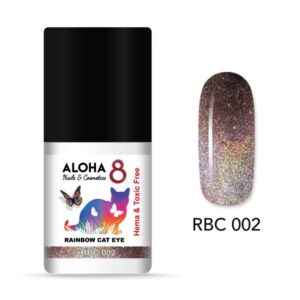ALOHA 8ml – Rainbow Cat Eye Nail Gel Polish / RBC-012