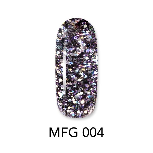 ALOHA 8ml – Mermaid Flakes Glitter / Ημιμόνιμο Glitter MFG-004