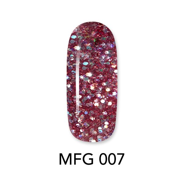 ALOHA 8ml – Mermaid Flakes Glitter / Ημιμόνιμο Glitter MFG-007