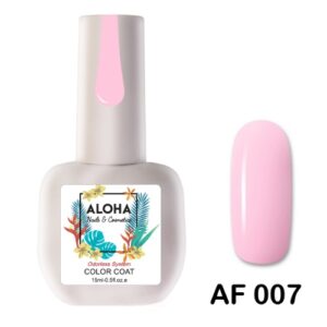 ALOHA 15ml – Color Coat AF 011 / Χρώμα: Απαλό ροζ ροδακινί (Soft Peachy Pink)