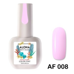 ALOHA 15ml – Color Coat AF 011 / Χρώμα: Απαλό ροζ ροδακινί (Soft Peachy Pink)