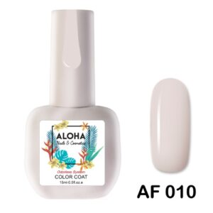 ALOHA 15ml – Color Coat AF 011 / Χρώμα: Απαλό ροζ ροδακινί (Soft Peachy Pink)