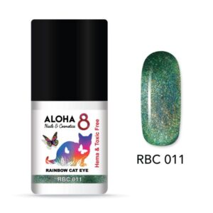 ALOHA 8ml – Rainbow Cat Eye Nail Gel Polish / RBC-012