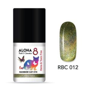 ALOHA 8ml – Rainbow Cat Eye Nail Gel Polish / RBC-012