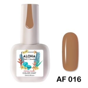 016-1 ALOHA 15ml – Color Coat AF 027 / Χρώμα: Καφέ τριανταφυλλί (Rose Brown)