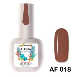 018-1 ALOHA 15ml – Color Coat AF 027 / Χρώμα: Καφέ τριανταφυλλί (Rose Brown)