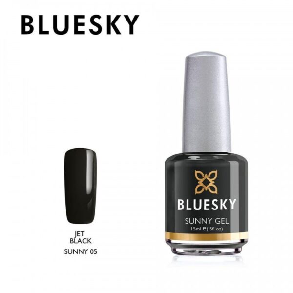 Bluesky Sunny Gel 05 Jet Black ,15ml
