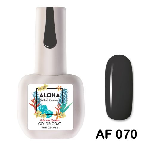 ALOHA 15ml – Color Coat AF 070 / Χρώμα: Γκρι ανθρακί (Anthracite gray)