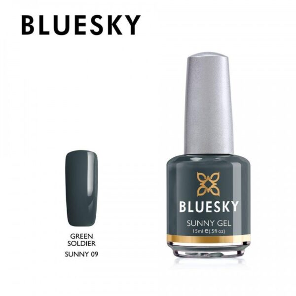 Bluesky  Sunny Gel 09 Green Soldier ,15ml