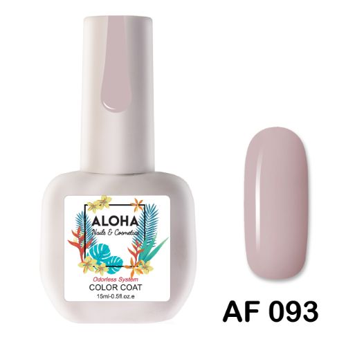 ALOHA 15ml – Color Coat AF 093 / Χρώμα: Γκρι-μπεζ (Silky Beige)