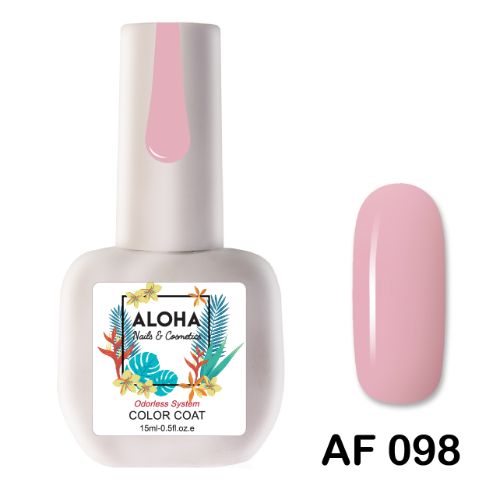 ALOHA 15ml – Color Coat AF 098 / Ροζ Κοραλί (Coral Pink)