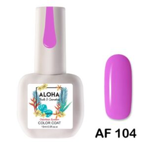 ALOHA 15ml – Color Coat AF 107 / Χρώμα: Φραουλί (Strawberry)