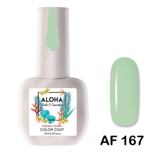 167-1 ALOHA 15ml – Color Coat AF 167 / Χρώμα: Μέντα παστέλ (Pastel Mint Green)