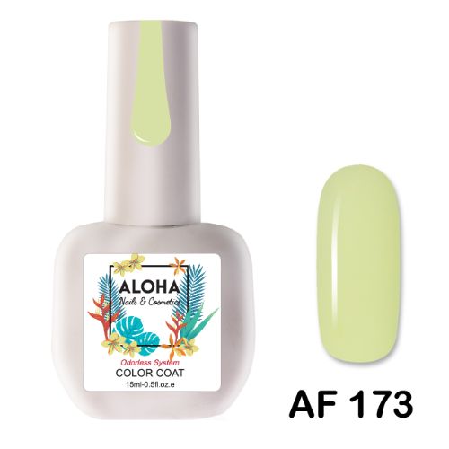 173-1 ALOHA 15ml – Color Coat AF 173 / Χρώμα: Κίτρινο-πράσινο απαλό (Light Green Yellow)