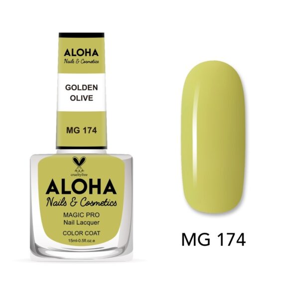 174 ALOHA Nails & Cosmetics Magic Pro Nail Lacquer 15ml – MG 174