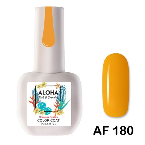 ALOHA 15ml – Color Coat AF 180 / Χρώμα: Μουσταρδί (Mustard Orange)