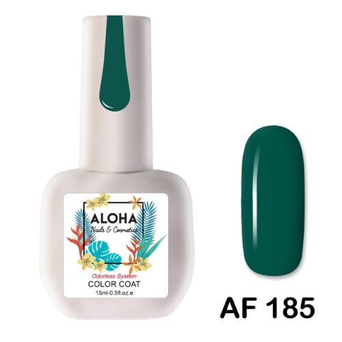 ALOHA 15ml – Color Coat AF 185 / Χρώμα: Πράσινο (Verde)