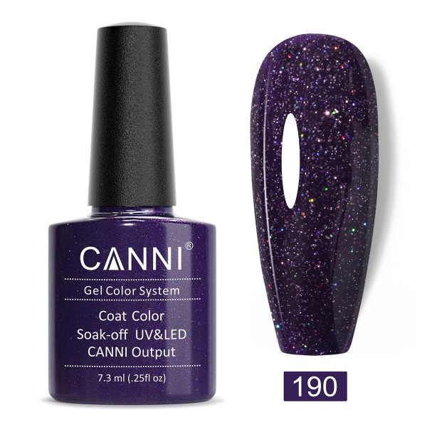 190-600x600-1 Canni 190 Purple Glitter 7.3ml