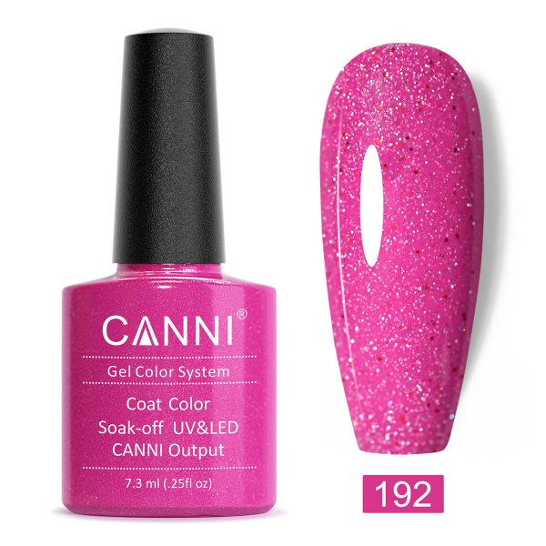 192-600x600-1 Canni 192 Lilac With Small Sparkles 7.3ml
