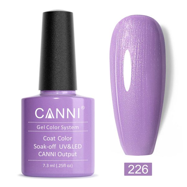 Canni 226 Elegant Purple Pearl 7.3ml