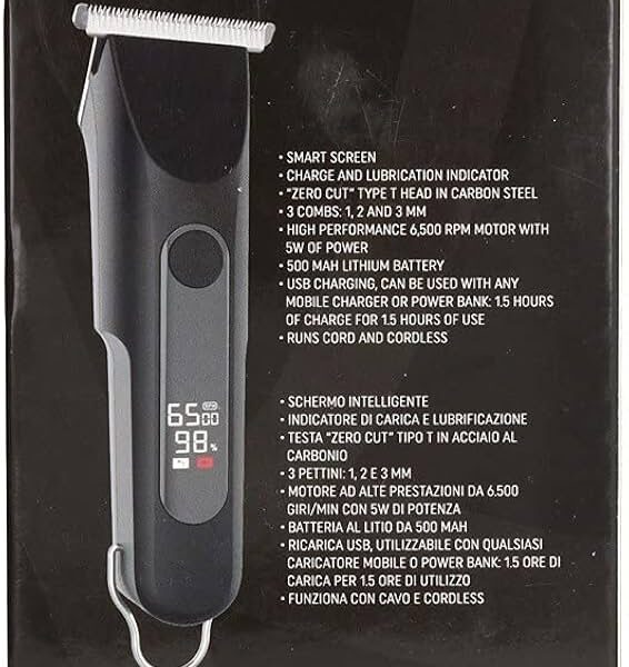 Romeo & Juliette super motor trimmer zero cut (Black)