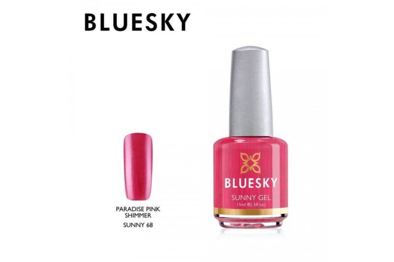 Bluesky Sunny Gel 68 Paradise Pink Shimmer ,15ml