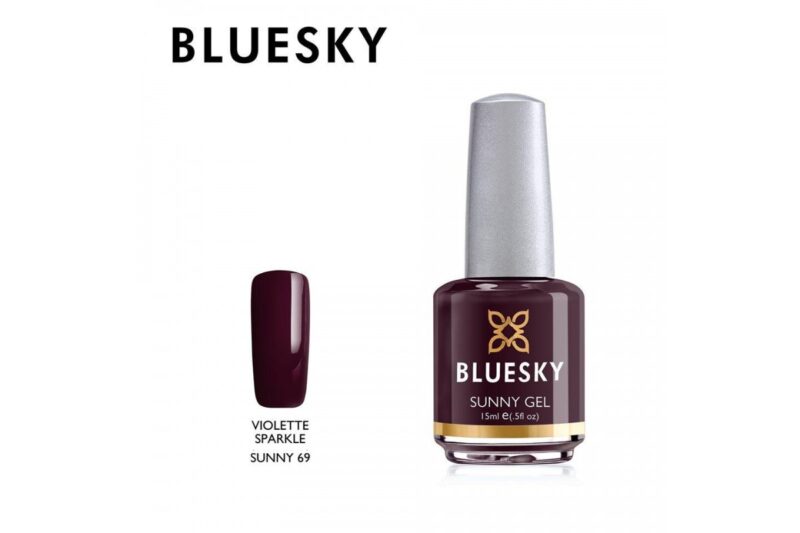 Bluesky Sunny Gel 69 Violette Sparkle ,15ml