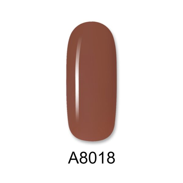 ALOHA 8ml – Color Coat A8018 / Χρώμα: Σοκολατί (Chocolate Brown)
