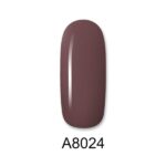 ALOHA 8ml – Color Coat A8024 / Χρώμα: Μωβ-Καφέ (Mauve-Brown)