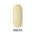 ALOHA 8ml – Color Coat A8033 / Χρώμα: Κίτρινο απαλό (Soft Yellow)