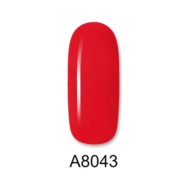 ALOHA 8ml – Color Coat A8043 / Χρώμα: Κόκκινο Κοραλί (Coral Red)
