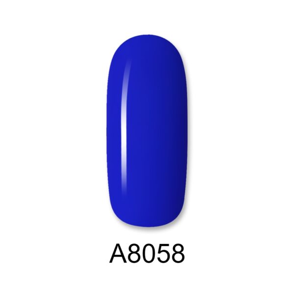8058 ALOHA 8ml – Color Coat A8058 / Χρώμα: Μπλε Ελεκτρίκ (Electric Blue)