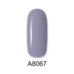 ALOHA 8ml – Color Coat A8067 / Χρώμα: Μωβ-γκρι απαλό (Light Mauve-Gray)