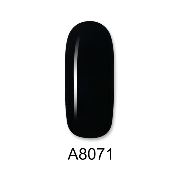 ALOHA 8ml – Color Coat A8071 / Χρώμα: Μαύρο (Black)