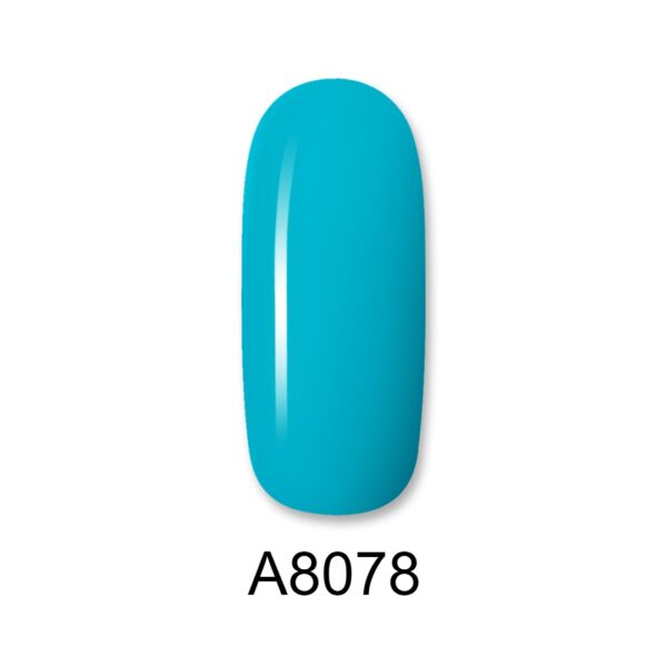 ALOHA 8ml – Color Coat A8078 / Χρώμα: Σκούρο γαλάζιο (Light Blue)
