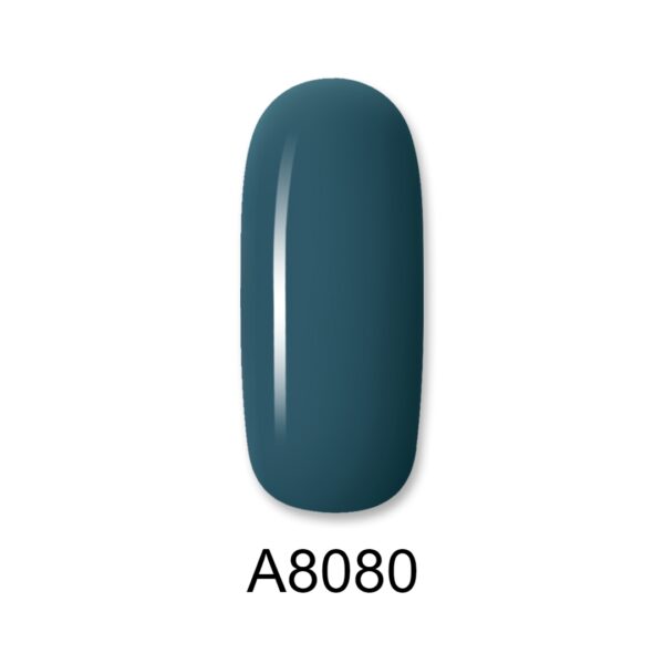 ALOHA 8ml – Color Coat A8080 / Χρώμα: Πράσινο Πετρόλ (Petrol Green)