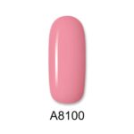 ALOHA 8ml – Color Coat A8100 / Χρώμα: Nude Ροζ Παστέλ (Pastel Pink Nude)