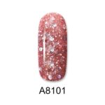 8101 ALOHA 8ml – Color Coat A8101 / Χρώμα: Ροζ Μπρονζέ Glitter (Pink Bronze Glitter)