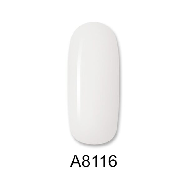 8116 ALOHA 8ml – Color Coat A8116 / Χρώμα: Intense Milky White (Έντονο Γαλακτερό Γαλλικού)