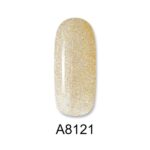 8121 ALOHA 8ml – Color Coat A8121 / Χρώμα: Champagne Glitter (Σαμπανιζέ Glitter)