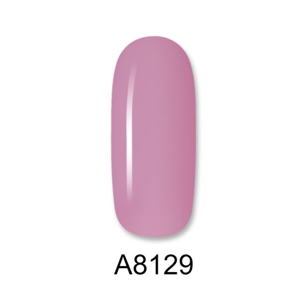 ALOHA 8ml – Color Coat A8129 / Χρώμα: Natural Pink (Φυσικό Ροζ)
