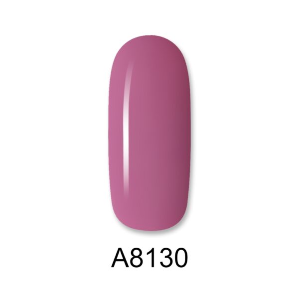 ALOHA 8ml – Color Coat A8130 / Χρώμα: Cover Pink (Σκούρο Nude-Ροζ)