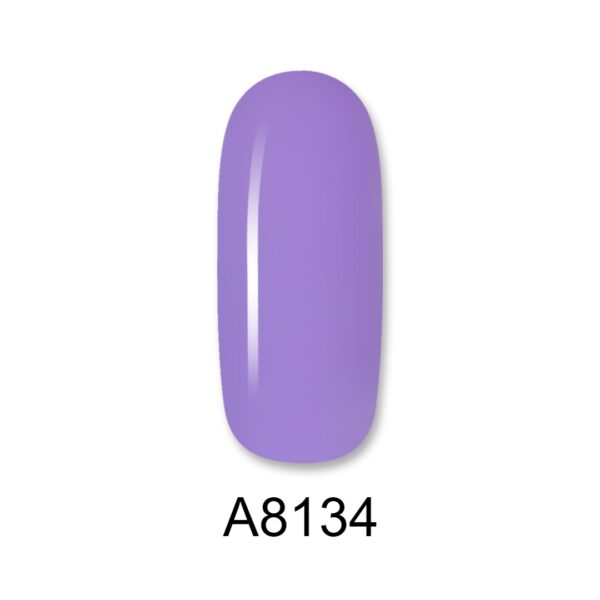 ALOHA 8ml – Color Coat A8134 / Χρώμα: Lavender Violet (Μωβ Βιολέ Λεβάντας)