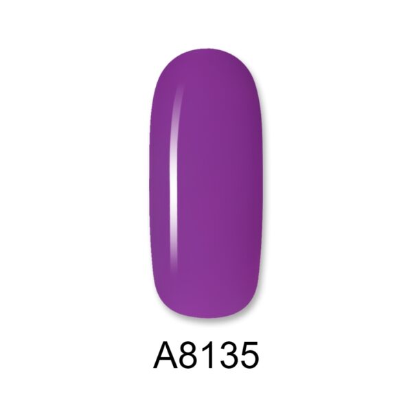 ALOHA 8ml – Color Coat A8135 / Χρώμα: Pastel Aubergine (Μελιτζανί Παστέλ)