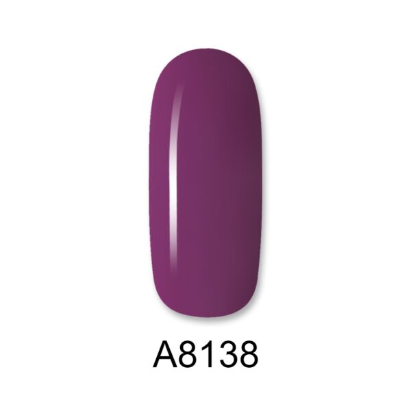 ALOHA 8ml – Color Coat A8138 / Χρώμα: Jam Purple (Μωβ μαρμελάδας)