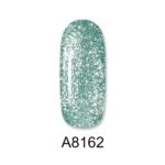 ALOHA 8ml – Color Coat A8162 / Χρώμα: Minty Mermaid Metallic with Glitter (Μέντα Γοργονέ Μεταλλικό με Glitter)