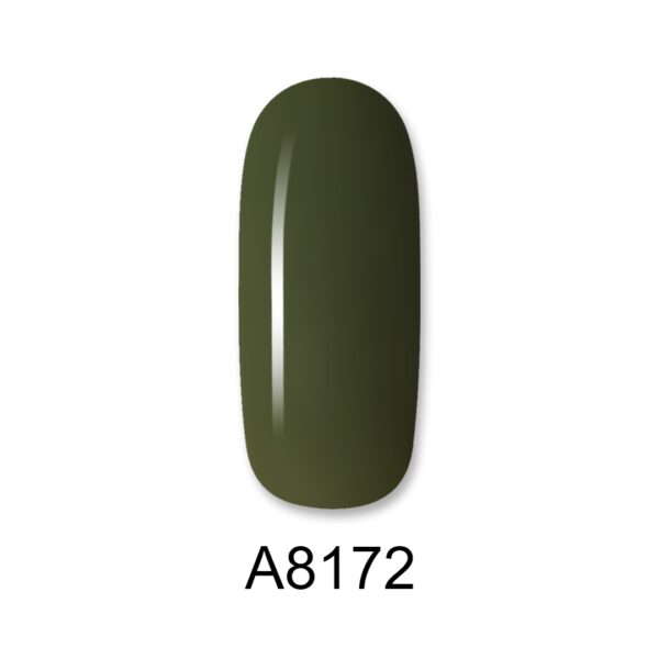 ALOHA 8ml – Color Coat A8172 / Χρώμα: Dark Olive Gray (Γκρι-Λαδί σκούρο)
