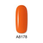 ALOHA 8ml – Color Coat A8178 / Χρώμα: Dark Orange (Πορτοκαλί σκούρο)
