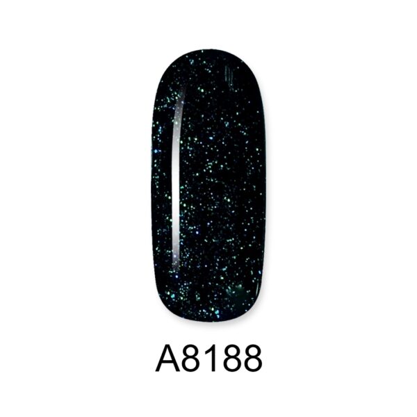 8188 ALOHA 8ml – Color Coat A8188 / Χρώμα: Dark Cypress Green with Iridescent Shimmer (Σκούρο Κυπαρισσί με Ιριδίζον Shimmer)